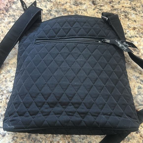 Vera Bradley Black Quilted Crossbody Bag - Picture 3 of 6